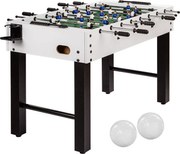 Stół piłkarski GamesPlanet® Glasgow, 121x101x79 cm, biały