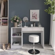 Stół toaletowy biały/biały wysoki połysk 119.8x50.1x76 sherry