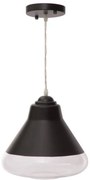 Lampa wisząca, czarna, Ø 25 cm