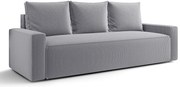 Jasnoszara sztruksowa sofa rozkładana H9-F18