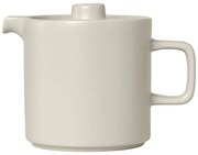Biały ceramiczny dzbanek do herbaty Blomus Pilar, 1 l