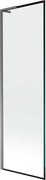 Mexen Next L parawan nawannowy 1-skrzydłowy 60 x 150 cm, czarna ramka, gun metal - 895-060-000-03-70-95