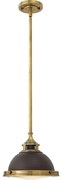 Hinkley HK-AMELIA-P-S-RB - Żyrandol na drążku AMELIA 1xE27/60W/230V mosiądz