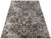 Szary nowoczesny dywan z ornamentem D5-Z08
