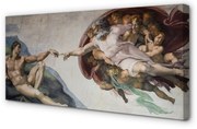Obraz na płótnie Stworzenie Adama - Michał Anioł