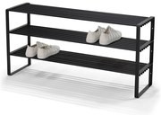 Czarna metalowa szafka na buty 100x48,5x29 cm Rex – Spinder Design