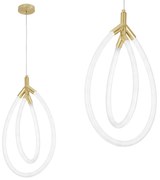 LAMPA WISZĄCA LED G017-CP ZŁOTA
