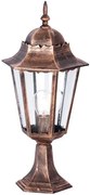 Czarno-złota niska lampa do ogrodu retro - S352 S4-B31
