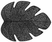 Mata na stół w kształcie liścia, 36 x 46 cm