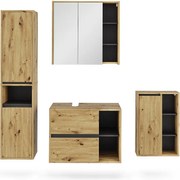 Zestaw mebli łazienkowych artisan/szary 80x46x60 viola