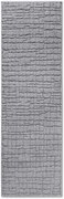 Dywan nowoczesny Gallery 3D szary 80 cm x 240 cm
