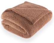 Brązowy koc z mikropluszu 150x200 cm Cocoon – Tiseco Home Studio