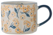 Niebiesko-beżowy kamionkowy kubek 400 ml Myah – Bloomingville