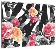 Obraz kwitnących róż (70x50 cm)