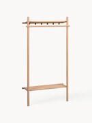 Wieszak ścienny z drewna dębowego Milford