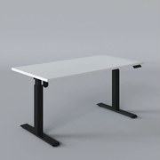Biurko elektryczne z regulacją wysokości Biały 138 x 68cm