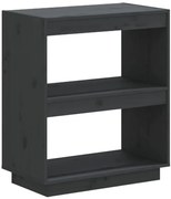 Szary niski regał z drewna K7-R64