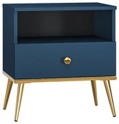 Szafka nocna BLU 1S granatowa ML MEBLE