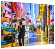 Obraz - Miasto w neonowym blasku (70x50 cm)