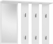 Wieszak Parma | Biały | 100x15x81.5 | Lustro i Wieszaki