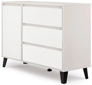 Komoda w stylu skandynawskim kaszmir + biały T1-F83