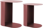 Metalowe stoliki zestaw 2 szt. 30x45 cm Riqueza Oval – Leitmotiv