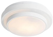 Nowoczesna lampa sufitowa biała 25 cm IP44 - Walden