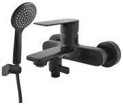 RAV Slezák NL154.5/2CMAT - Zestaw wannowy z baterią NIL, czarny mat