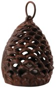 Świecznik żeliwny Esschert Design Szyszka sosnowa, Ø 9.9 cm