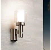 Eglo 95017 - Kinkiet zewnętrzny z czujnikiem POLIENTO 1xE27/40W