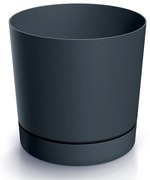 Donica ogrodowa Tubo P 23,9 cm antracytowa PROSPERPLAST