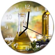 Zegar ścienny okrągły Oliwa z oliwek
