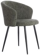 Metalowe fotele jadalniane zestaw 2 szt. w kolorze khaki Radaja – Light &amp; Living