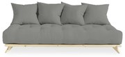 Sofa z szarym obiciem Karup Design Senza Natural/Grey