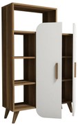 Biblioteczka Form White and Walnut