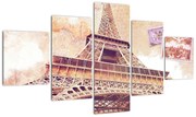 Obraz - Widok z Paryża (125x70 cm)