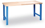 Stół warsztatowy GD, 1200 x 685 x 840 mm, niebieski