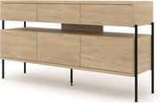 Loftowa komoda na nóżkach dąb cremona G7-H04