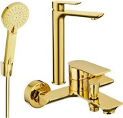 Mexen Alfa R40 zestaw wannowy, złoty - 745713R40-50