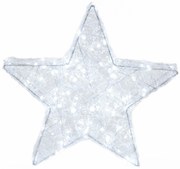 Świecąca dekoracja świąteczna, gwiazda, 50 cm