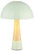 Globo 51570114 - Lampa stołowa PAULIN 1xE27ILLU/40W/230V zielona