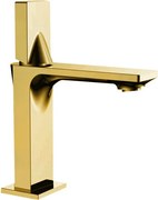 Mexen Crux bateria umywalkowa, złota - 744400-50