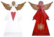 Zestaw 2 figurek świątecznych Ego Dekor Angel Curl