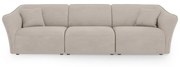 Beżowa sofa z materiału bouclé 292 cm Tokyo – Cosmopolitan Design