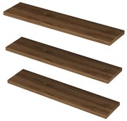 Półka Boss Walnut, 3 szt.