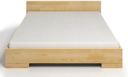 Drewniane łóżko skandynawskiedo sypialni F7-G57
