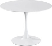 Stół jadalny - MDF - biały - RONDA