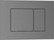 Mexen Tex 02 przycisk spłukujący, gun gray szczotkowany - 6102-12