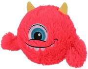 Piłka nadmuchiwana z futerkiem Monster różowy, śr. 23 cm