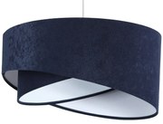 Lampa wisząca GEMSTONE granatowa/biała BPS KONCEPT